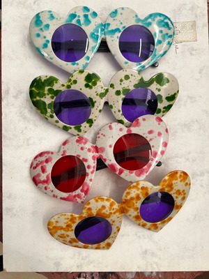 Colorful glasses new, pack of 40 pieces