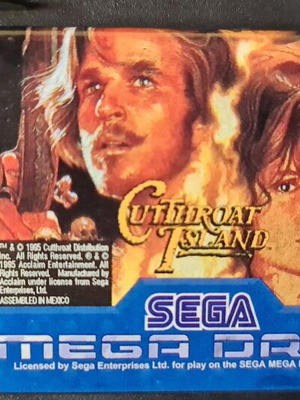 Cutthroat Island Sega Genesis game like new