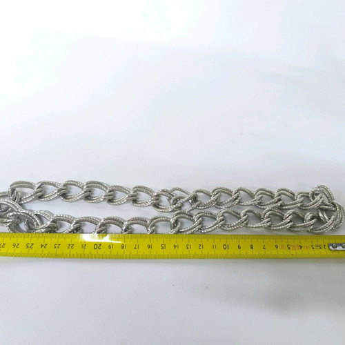 Aluminum chain necklace like new