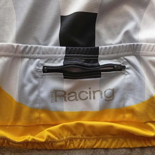 Crivit Sports Bike Racing Jersey Large used with chest and neck zipper