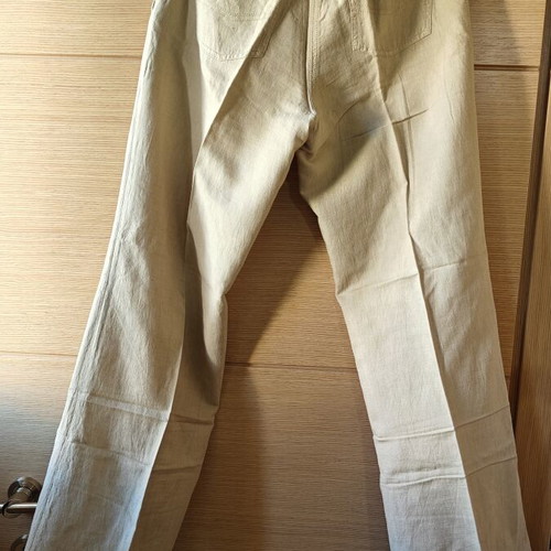 Madlen White Linen Pants like new, size Large