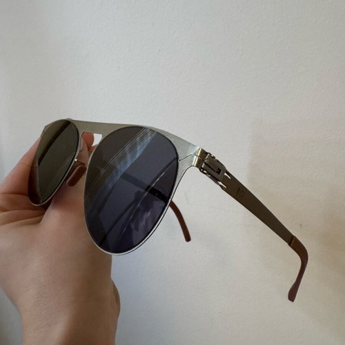 Roundten metal sunglasses silver like new