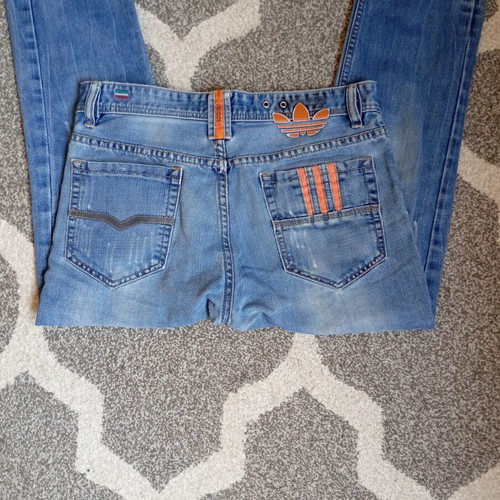 Diesel x Adidas Jeans collaboration blue, like new, size M