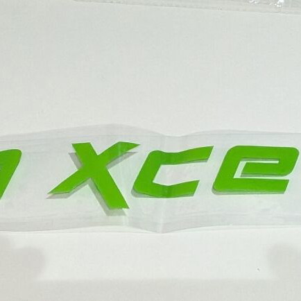 KIA XCEED Stickers Green and Metallic Silver new
