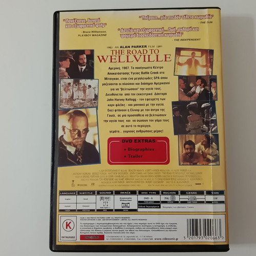 The Road to the Wellville DVD used with subtitles