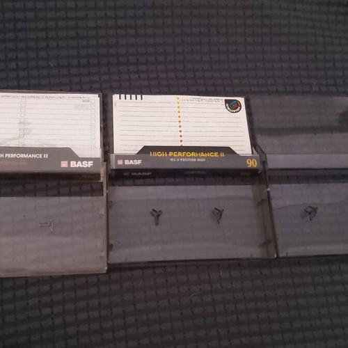 Batman Donald Duck BASF High Performance II cassette tapes used, 1995 collection
