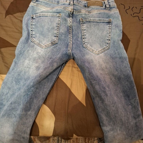 Dilvin blue skinny mid rise jeans new, size M, blue