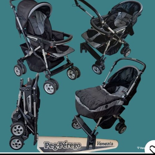 Peg-Perego Venezia baby stroller used, made in Italy