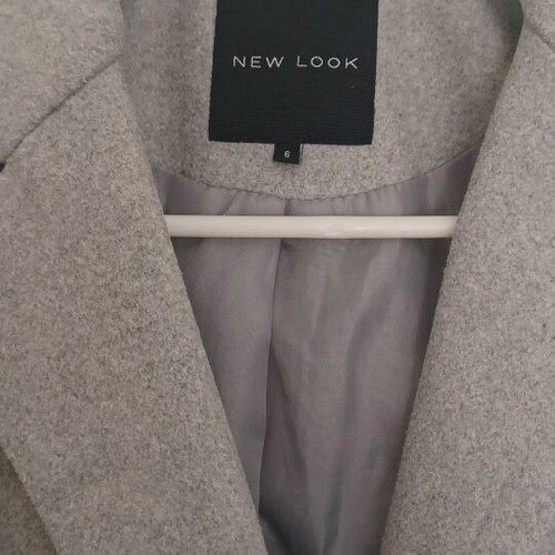 New Look coat gray Small like new without defects