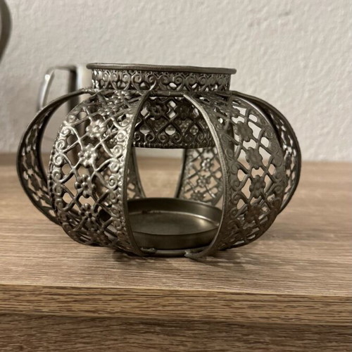 Metal vintage lantern PH Design used with nickel plating