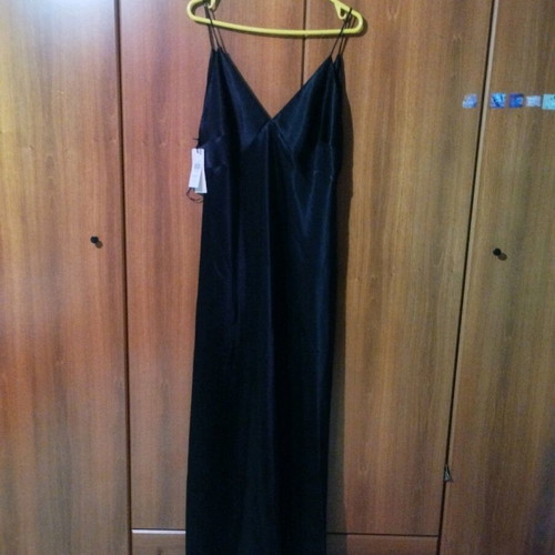 Black maxi dress Mango new
