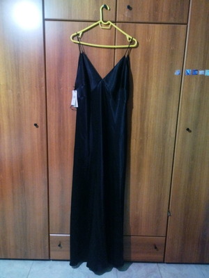 Black maxi dress Mango new