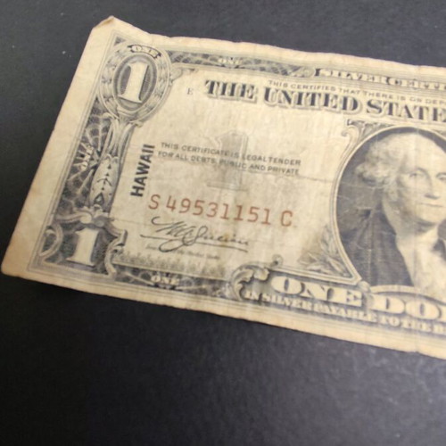 1 dollar Hawaii 1935 used