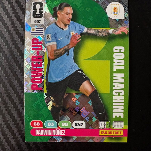Darwin Nunez Uruguay 607 Power Up Panini FIFA World Cup 2026 card like new