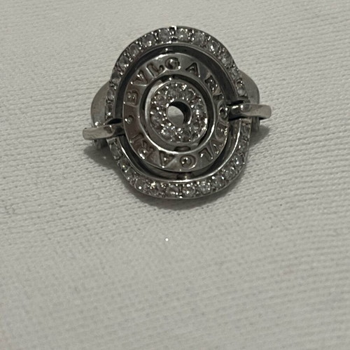 Silver 925 ring with zircon used, size 57
