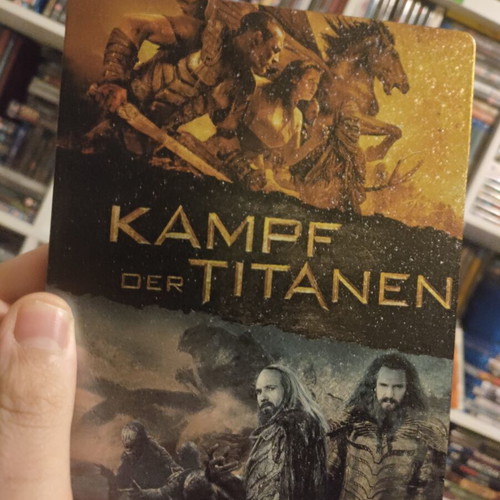 Clash of the Titans Steelbook Blu-Ray like new with 3D gift disc