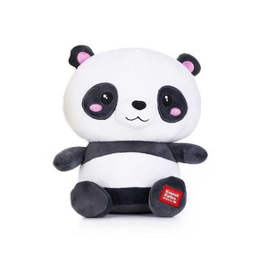 Λούτρινο-Kawaii Kuties Squishy Emiko Panda - Μαλακό Λούτρινο Αρκουδάκι Πάντα 33cm