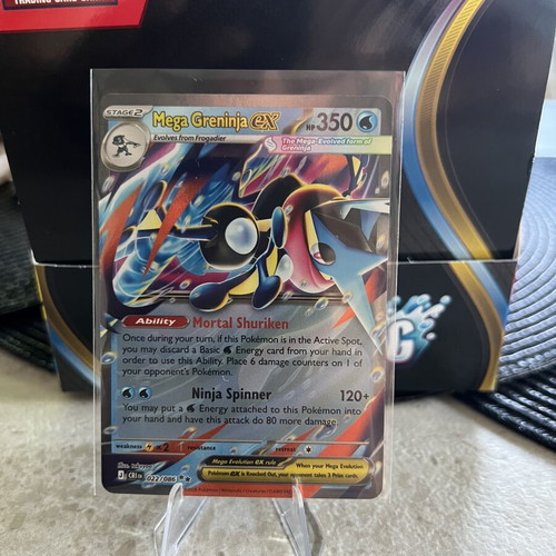 Mega Greninja ex CRI 022/086 card like new