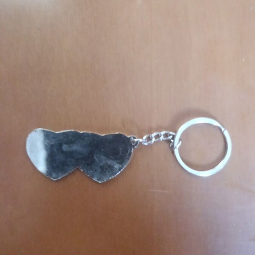Keychain from Georgia with heart design