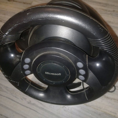 Microsoft steering wheel used