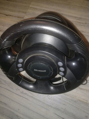 Microsoft steering wheel used
