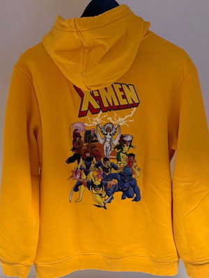 Φούτερ κουκούλα X-Men από H and M μέγεθος Small σαν καινούργιο, κίτρινο