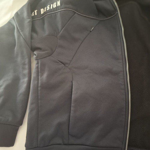 Lotto women's sports jacket with hood, fleece, dark blue, like new
