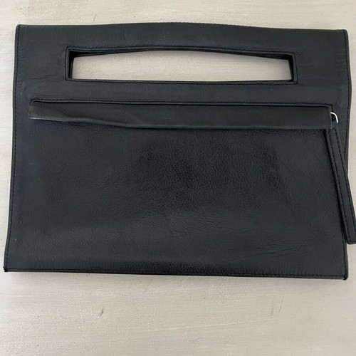 Lancel black leather handbag, like new, 100% leather