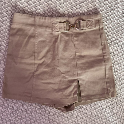 Pink Woman mini skorts, beige, size M
