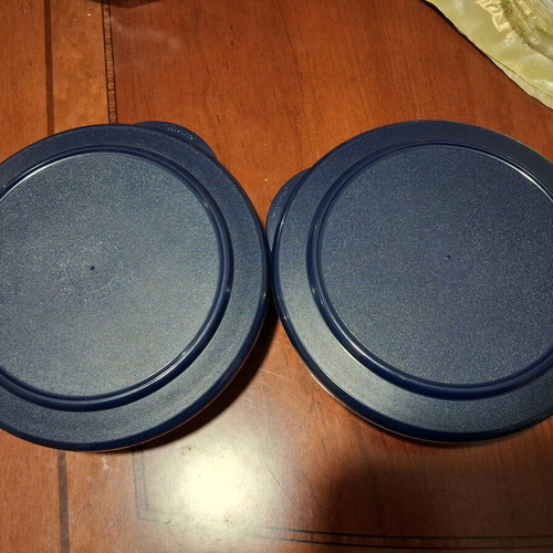 Tupperware Service Bowls 2 pieces 350ml new with blue lid