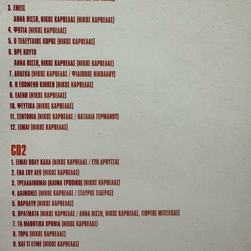 Anna Vissi 30 Years Hits Double CD like new