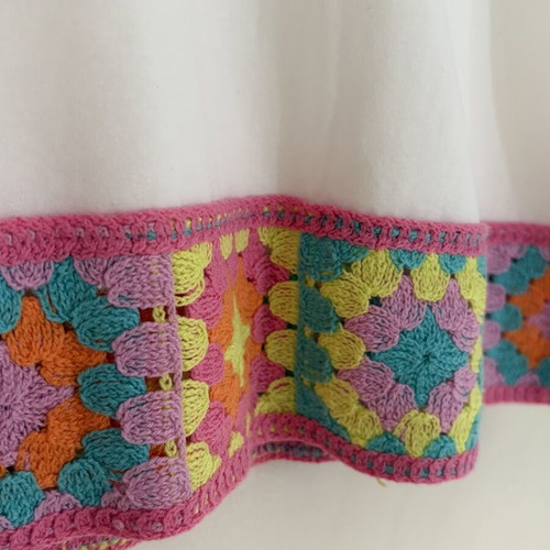 Mayoral white children's blouse with embroidery like new