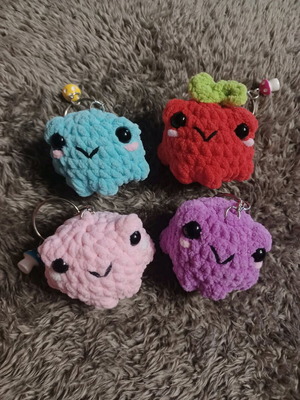 Handmade Frog Keychains Made to Order