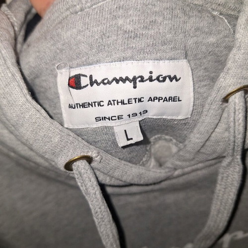Champion kids hoodie new, size Large, grey