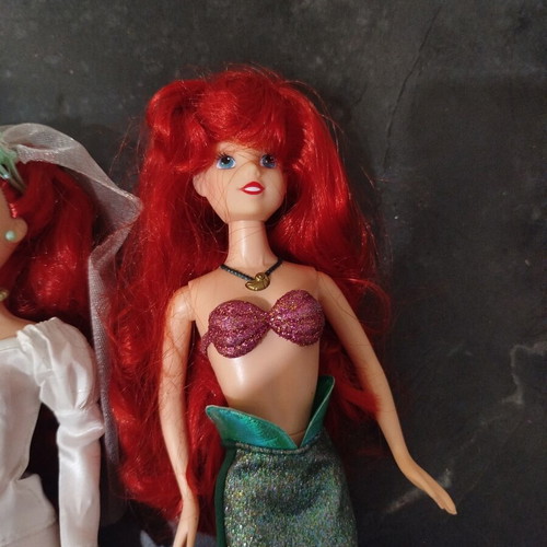 Disney Ariel dolls used, singing mermaid princess set