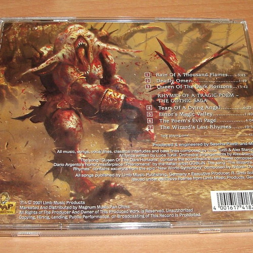 Rhapsody Rain Of A Thousand Flames CD used, metal