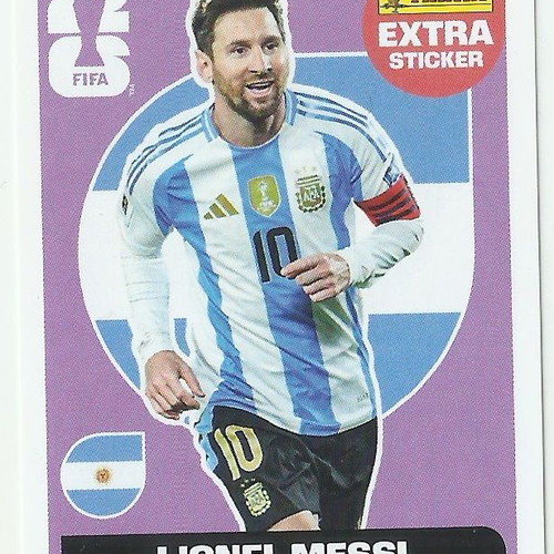 Lionel Messi Panini Extra Sticker World Cup 2026 new