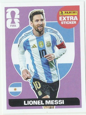 Lionel Messi Panini Extra Sticker World Cup 2026 new