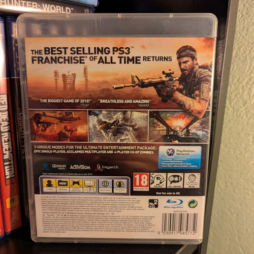Call of Duty Black Ops PS3 like new