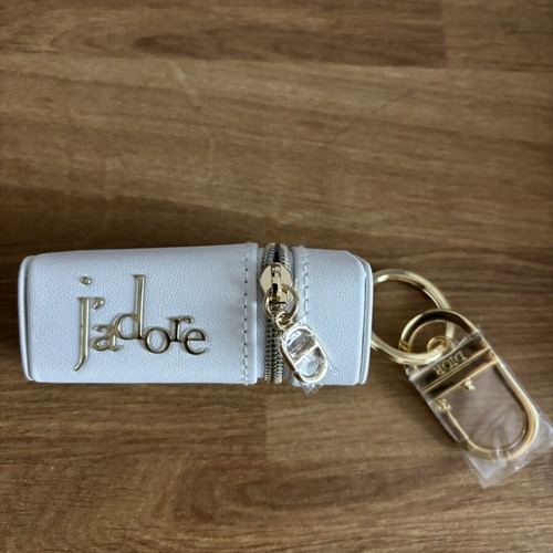 Dior Jadore Keychain and Lipstick or Perfume Holder new, white