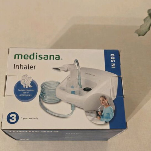 Medisana IN 500 nebulizer new for respiratory treatment