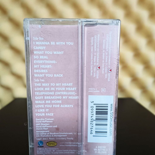 Mandy Moore I Wanna Be With You cassette tape new