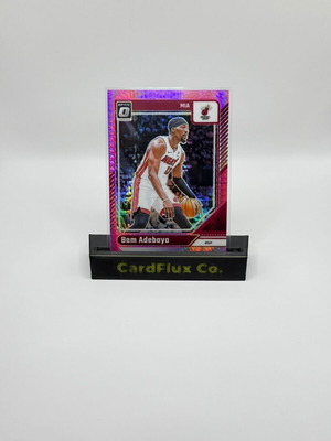 Bam Adebayo 2024-25 Donruss Optic #212 Miami Heat Pink Hyper Prizm σαν καινούργιο
