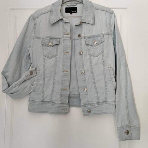 Vintage women's youth denim jacket Etam used, size S/M