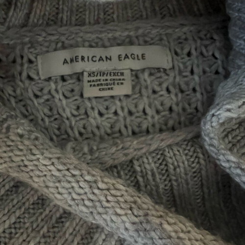 American Eagle sweater grey XS like new