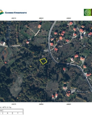 πωλείται οικόπεδο εμβαδού 480 τμ. άρτιο και οικοδομήσιμο, πλησίον της επαρχιακής οδού Ζιακα - Σπηλαιου, με πρόσοψη σε δύο δρόμους γωνιακό, περιφραγμενο, με θέα απεριοριστη