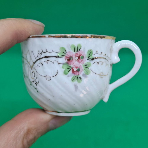 Imperial Russian Porcelain coffee cup Kuznetsov Factory used