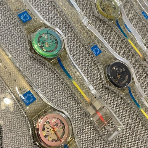 Swatch Athens 2004 Olympic Kyklos Full Set 041/108 Limited Edition like new
