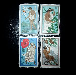 Γραμματόσημα 1958 θεότητες ασφράγιστα ΜΝΗ