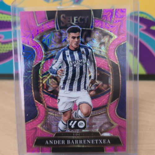 Ander Barrenetxea Pink Panini Select 2025-26 card like new